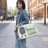 Pet Carrier and Cat Carrier Shoulder Bag, Crossbody Bag Made of Oxford Material, Foldable Outdoor Pet Travel Bag for Dogs up to 13kg Capacity