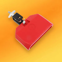 Vibrant Color High Low Tone Percussion Block Long-Lasting Bicolor Cowbell Block Clear Sound Plastic Cowbell Beginner Friendly for Drummers, Musicians, Beginners, Live Performance, Band Practice, Recording Studio
