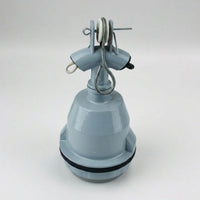 Outdoor Light Pendant Light Fitting for Garage Lighting, Waterproof E27 Lamp Holder, Blue Aluminum Garden Lighting, 4a Current Hanging Lights