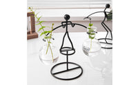Soilless Display Stand Minimalist Figure Frame Planter Stand Iron Growth Display Unit