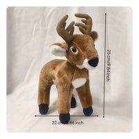 Soft and Cute Striped Horse Plushie Long-Lasting Stitching Striped Horse Stuffed Creature Clean Gently Clean Only for Nursery