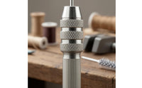 Stainless Steel Fly Tying Tool Kit Anti-Slip Handle Angled Picking Needle Metal Body Wire Brush Cleaner Fiber Grooming