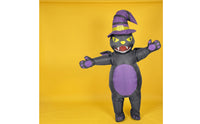 Inflatable Sorcerer Cat Costume Full-Body Cat Costume Comfortable Inflatable Suit for Teens