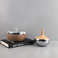 Modern Minimalist Stainless Steel Candy Storage Jar with Lid