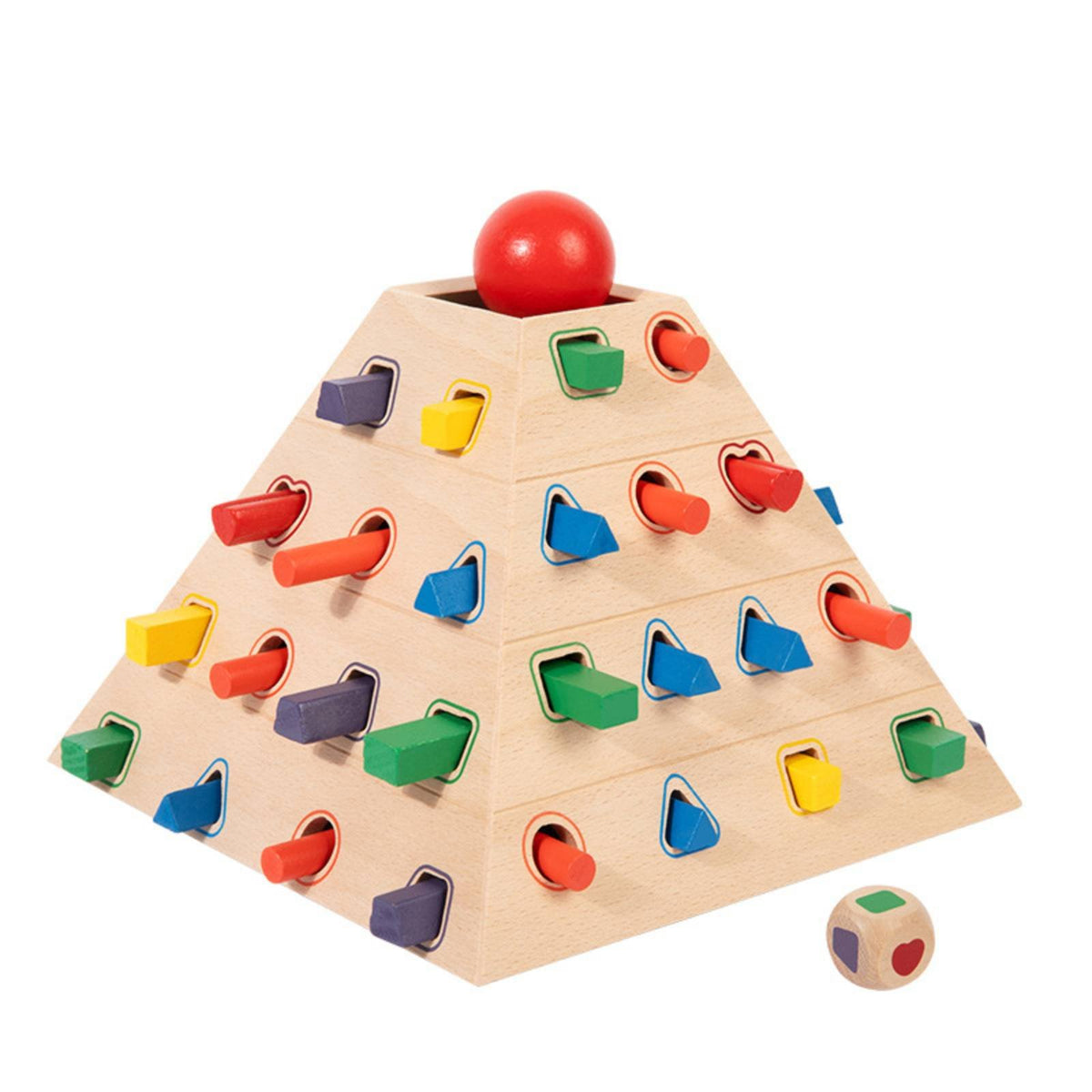 Wooden Pull Game Fine Motor Skills Tabletop Strategy Game Concentration Child Centered Balance Toy for Classroom