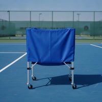 Tennis Ball Cart Heavy-Duty Tennis Training Sphere Carrier with Wheels Reinforced Athletic Gear for Coaches