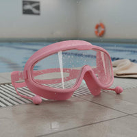 Anti-Fog Snorkeling Goggles Adjustable Strap Clear Vision Swimming Goggles Leakproof Panoramic View Swim Eyewear for Adults, Women