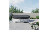 Round Pool Cover Drawstring Closure Waterproof Spa Cover Round Spa Tarp Tear Resistant Sturdy Duty Spa Protector