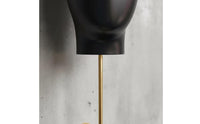 Wall-Mounted Hairpiece Display Stand Detachable Wall-Mounted Hairpiece Stand Multipurpose Mannequin Head  for Hairstylists, Retail Stores