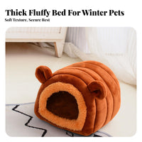 Hamster Warm House Comfortable Guinea Pig Hut Fleece-Lined Guinea Pig Nest for Children, Indoor, Indoors, Playpen