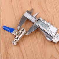 Threaded Valve Connector Quarter-Turn Valve with Lever Handle No Leakage Easy to Open and Close for Plumbers, Plumbing