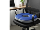 Donut Pad Ergonomic Design Donut Pillow Coccyx Pad Portable Chair Pad Non-Slip Bottom for Motorists, Car