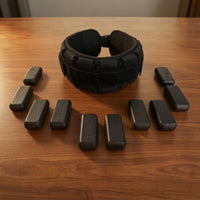 Padded Weighted Waist Belt Secure Weighted Fitness Belt Soft Streamlined for Adults