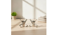 2 Pieces Secure Separator Clamp Reusable Oil Painting Frame Clamp Metal Hardware Silver for Studio