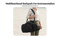 Padded Interior Alto Sax Backpack Case Shock Protection Alto Saxophone Hard Case Long-Lasting Construction for Gigs, School