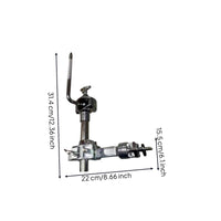 Adjustable Percussion Clamp with Extension Arm Metal Drum Set Extension Mount Clamp L-Shaped Heavy-Duty for Drummers
