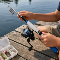 Mini Telescopic Fishing Rod Super Hard Casting Rod for Sea Fishing Lure Fishing