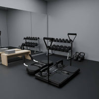 Pilates Reformer Full-Body Workout 3 in 1 Pilates Board Exercise Base for Beginners