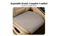 3 Pieces 3-Piece Car Seat Mat Set Non-Slip operater Seat pad Easy to Install