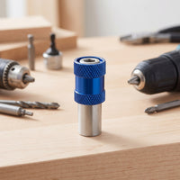 Drill to Screwdriver Adapter Self-Locking Bit Holder with Quick Release Chuck Hex Shank Adapter Anti-Slip Drill Bit Holder
