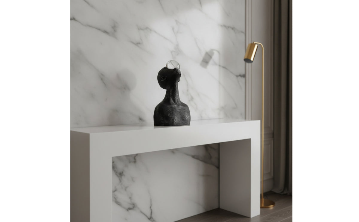 Abstract Human Figure Sculpture Minimalist Human Sculpture Modern Sculptural Figurine for Interior Designers, Art Collectors, Living Room, Entryway