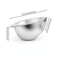 Perforated Rice Washing Bowl with Drainer Rolled Rim Strainer Bowl with Side Drainers Shallow Rice Washer Colander Sturdy for Vegetable Rinsing
