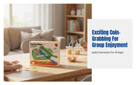 Children's Coin Grab Board Game, Educational Desktop Game, Family Parent-Child Interactive Cartoon