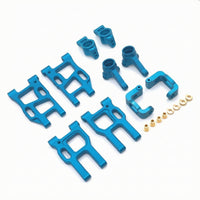 Metal Kit Simple Installation Framework Arms with C Shaped Hubs Lightweight Steering Hub for RC Builders, Track