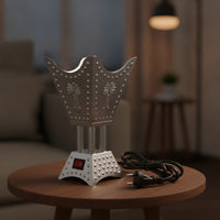 Electric Incense Burner Metal Electric Incense Burner Electric Censer Decorative Desktop Censer Elegant for Home, Prayer Room