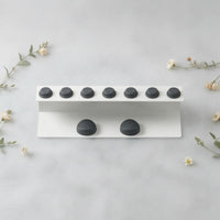 Hair Styling Tool Attachment Stand Two-Tier Hair Styling Tool Storage Stand Slanted Shelf Attachment Rack