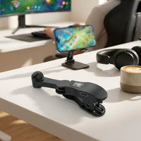 Attach-on Screen Tapper with Digital Display Compact Mobile Device Screen Tapper Rechargeable for Gamers, Streamers, Mobile Gaming, Livestreams