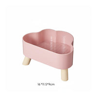 Non-Slip Puff Shaped Cat Bowl Spill-Proof Elevated Cat Bowl Whisker-Friendly Elevated Pet Feeder for Cats, Kittens, Small Dogs