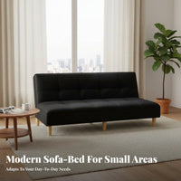 Double-PurposeUse Fold-extendable Futon Bed Foldable Design Sleeper Sofa Multi-Functional transformable Furniture Space-Saving for Apartment Dwellers, Pet Owners, homeowners with Guests, Small areas, Living Room