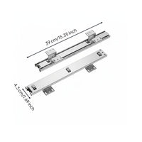 2 Pieces Cabinet Basket Track Thickened Full Extension Drawer Slide
