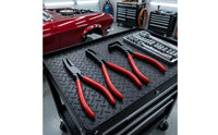 3 Pieces Sheet Metal Folding Pliers Carbon Steel Folding Sheet Metal Pliers Comfortable Grip Compact for Metalworkers