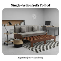 Multi-Functional expandableable Daybed Double-PurposePurpose Sofa Bed Space-Saving Sleeper Couch Push-Pull Design for Apartment Dwellers, Students, Homeowners, Living Room, Bedroom, Home Office