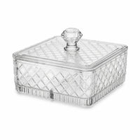 Serving Lidded Snack Tray Clear Plastic Tray Transparent