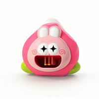 Plastic Pretend Feeding Toy Glossy Toy with Feeding Slot Handheld Play Figure Compact for Toddlers, Kids, Home, Daycare