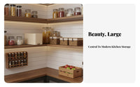 Moisture-Proof Rice Storage Container Sliding Lid Large Capacity Rice Bin Transparent Scale Window for Families, Pantry, Countertop, Cabinet