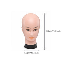 Hard Plastic Hat Display Head Black Base Mannequin Head Smooth Finish Display Bust Odorless