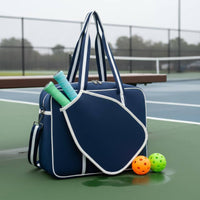 Racket Bag Adjustable Strap Pickleball Tote Bag Convertible Shoulder Tote for Gym