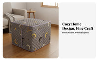 Square Heater Table Cover High Temperature Resistant Quilted Electric Heating Unit Cover Oil-Resistant Thickened Heating Table Blanket for Families
