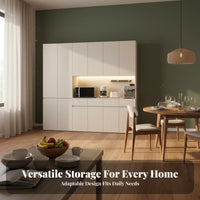 Kitchen Sideboard Cabinet Thickened Board Dining Room Buffet Sturdy Construction Standing Buffet Sideboard for Families, Homeowners, Home, Hallway