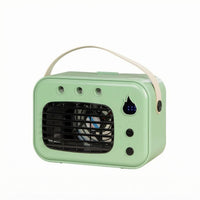 Three-Speed 3 in 1 Fan Humidifier Top-Fill Desk Humidifier Fan Type-C Charging Air Device Large Water Reservoir