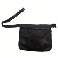 Waist-Mounted Ball Bag Rounded Rectangular Waist Ball Bag Buckle Fastening Training Accessory