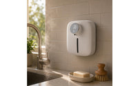 Wall-Mounted Foam Soap Dispenser Waterproof Bath Area Accessory Viewing Window