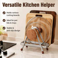 Stainless Steel Utensil Holder, Rust Resistant Cutlery Drainer, Easy Clean Kitchen Utensils Holder for Countertop
