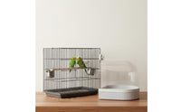 Easy to Clean External Bird Bath No Leak Bird Bathing Tub Allall-Purpose Pet Supply Multi-Use for Parrots, Small Birds