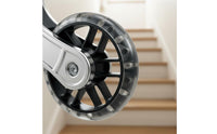 Grocery Cart Stair-Navigating Wheel Wear-Resistant 3-Wheel Stair-Navigating Caster Construction for Seniors, Stairs, Outdoor
