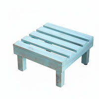 Footed Plant Stool Vintage Design Miniature Plant Stool Rustic appeal for Balcony